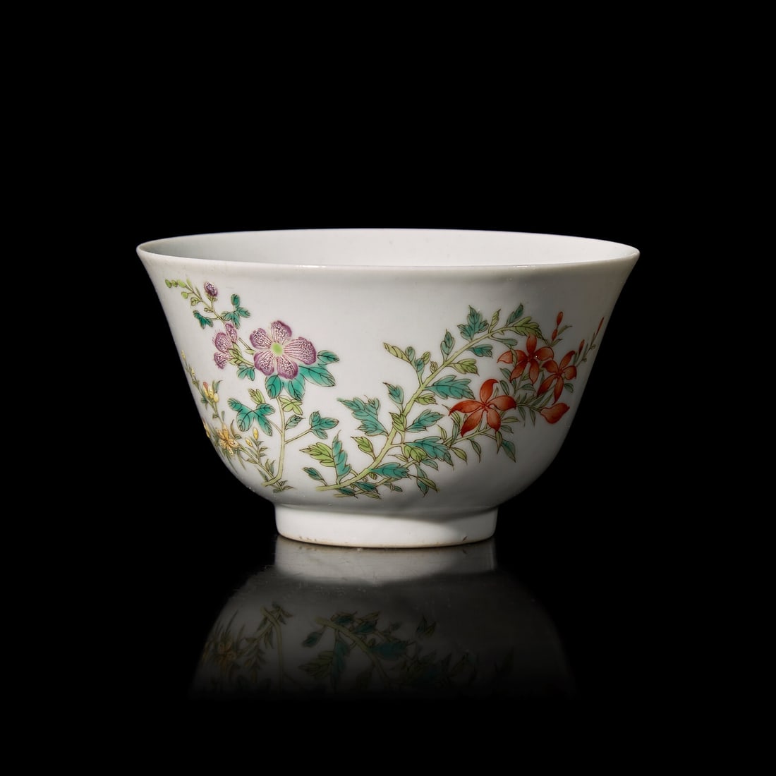 A Chinese Enameled Porcelain Bowl, Legutang Zhi Mark 樂古堂製款