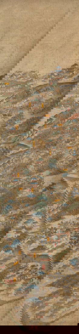 Chinese School, View of the Imperial Summer Palace, Rehe (Chengde, Hebei) 熱河避