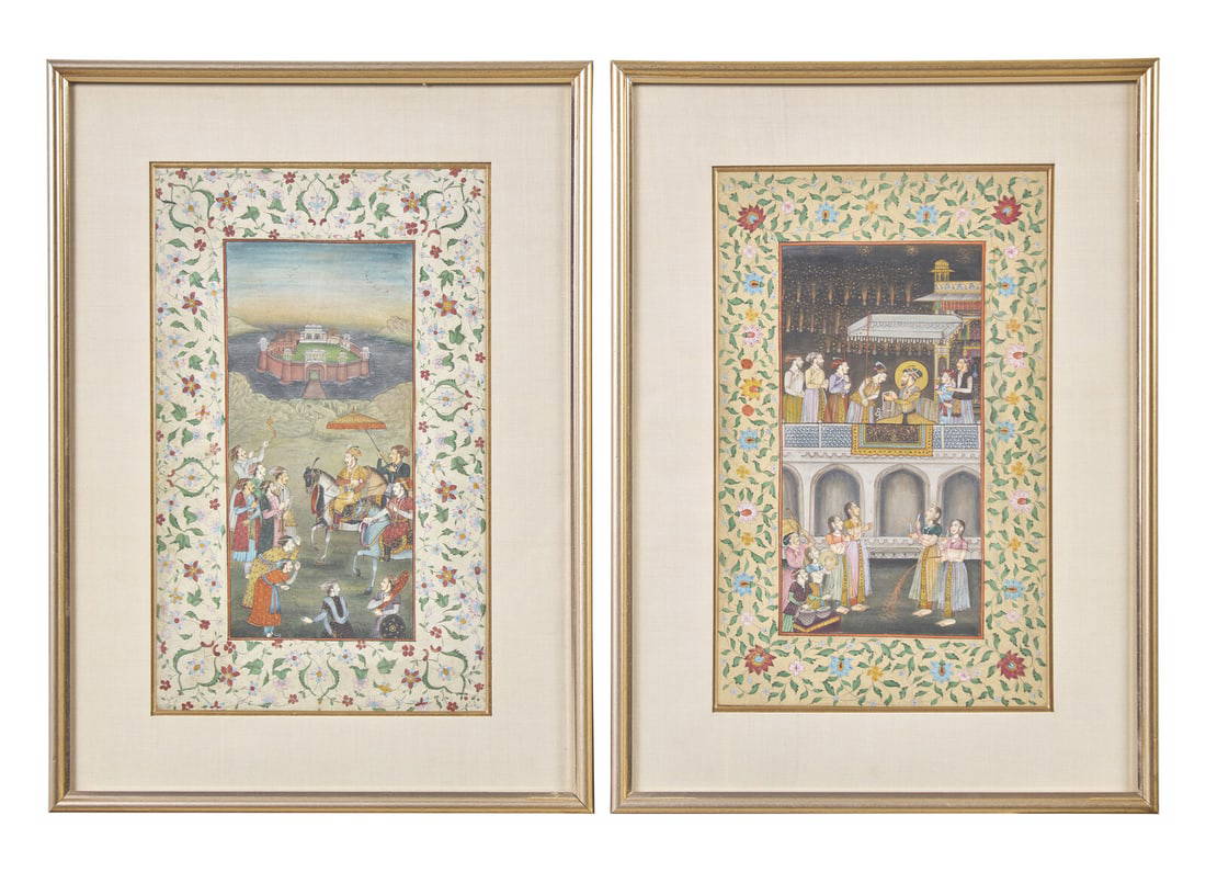 Two Indian Miniature Paintings, 19th Century