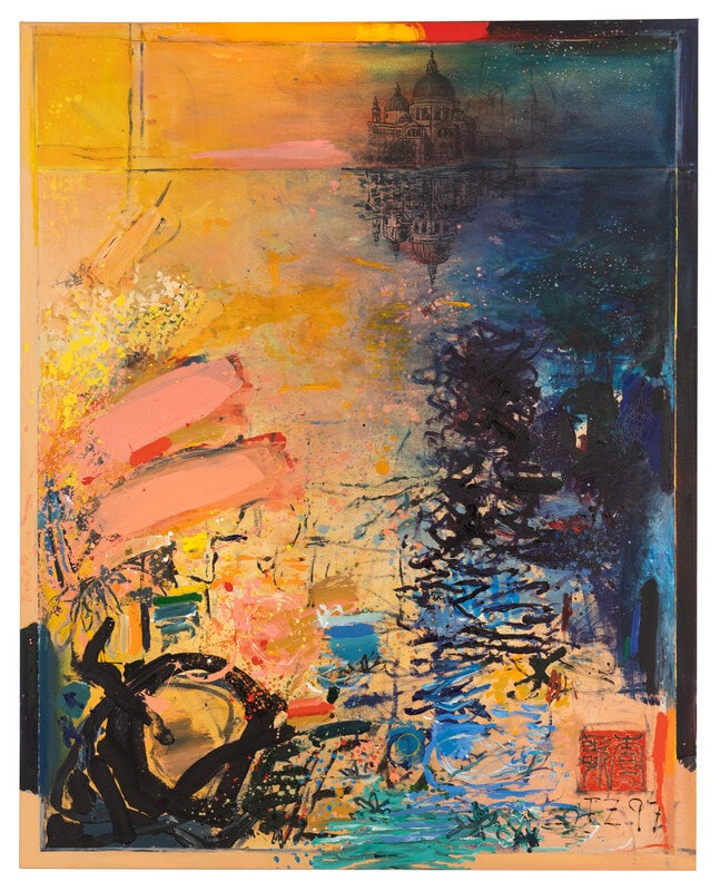 Tino Zago (American/Italian, b. 1937) Venezia 97 #1, 1997 (1 of 5)