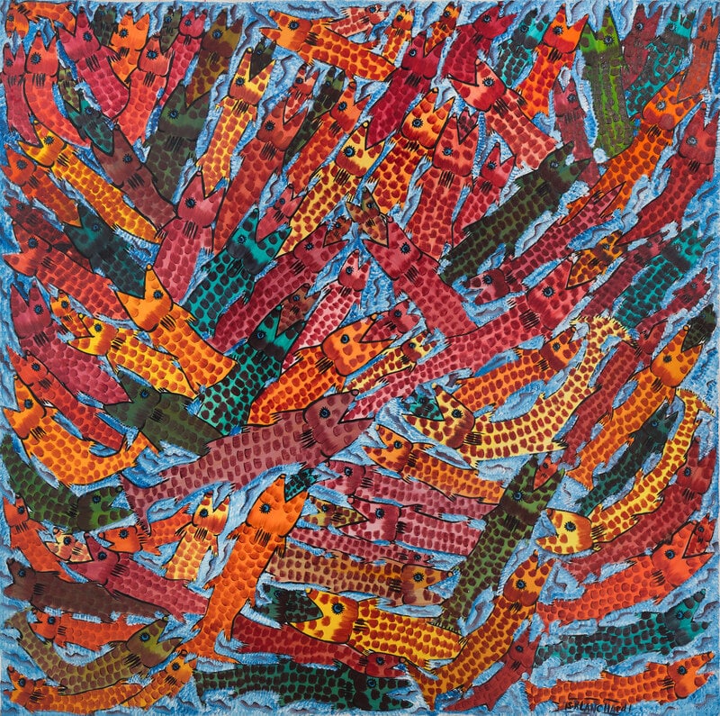 Sisson Blanchard
(Haitian, 1929-1981)
Fish (1 of 5)