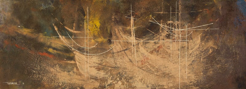 Leonardo Nierman (Mexican, 1932-2023) Untitled, 1961 (1 of 3)