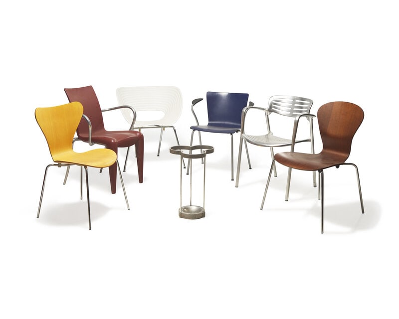 Various
France/Germany/Spain/Denmark/USA, 1990s-2000s
Six Miniature Chairs and a Miniature Umbrella  (1 of 4)