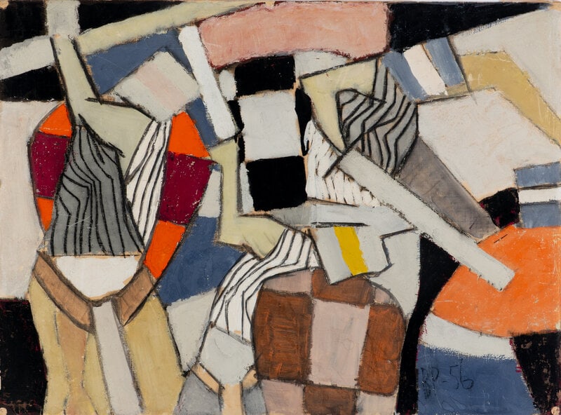 Bill Parker (American, 1922-2009) Composition, 1956 (1 of 3)