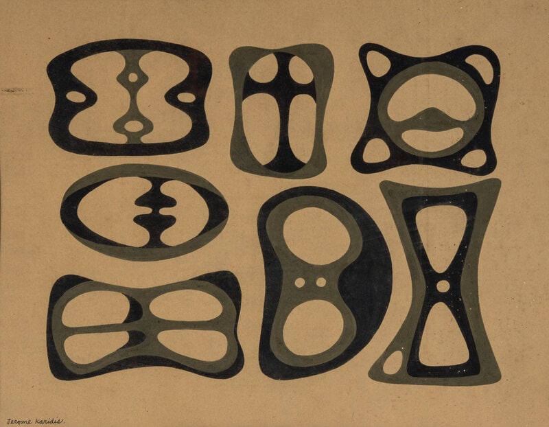 Jerome Karidis (American, 1924-2010) Seven Sculptures, 1948 (1 of 4)