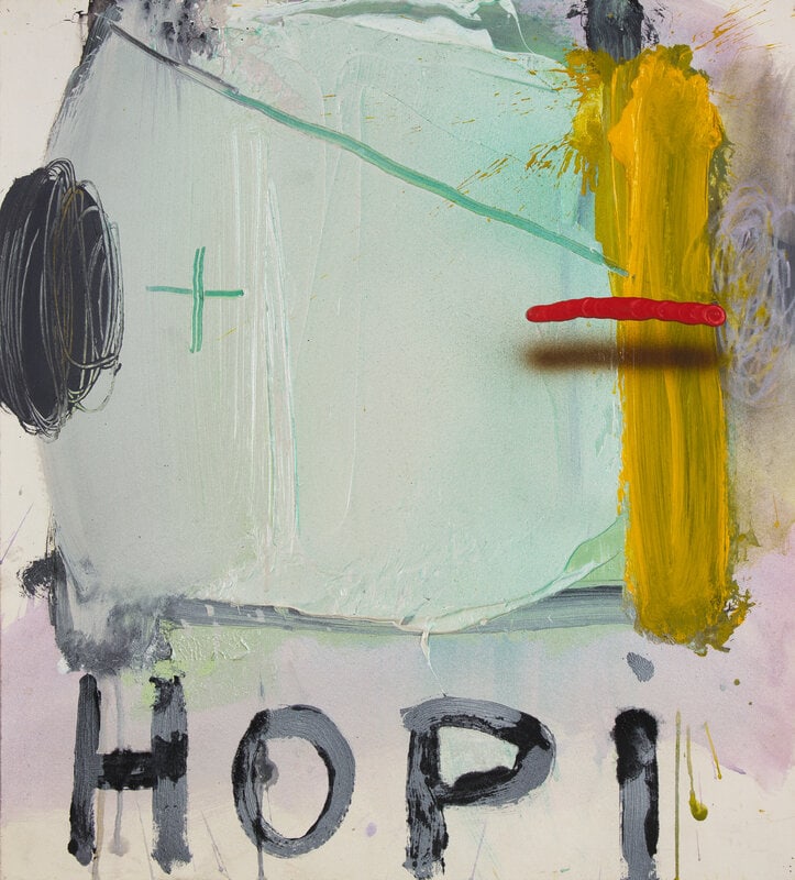 James Havard (American, 1937-2020) Hopi, 1983: James Havard (American, 1937-2020) Hopi, 1983 acrylic on board titled (lower center) 20 x 18 inches. This lot is located in Philadelphia. Size 20 x 18 inches.<