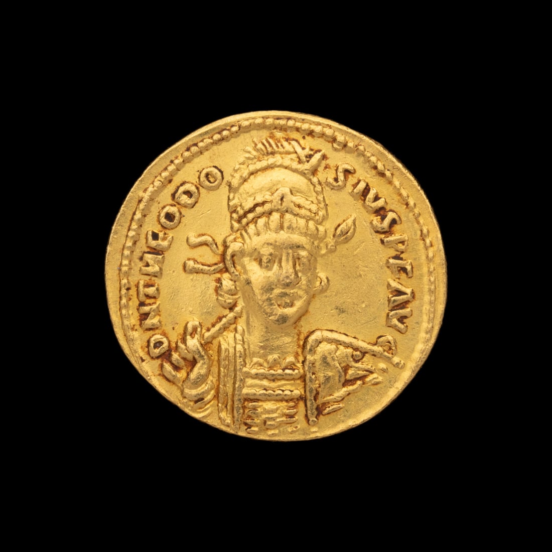 [ANCIENTS] EASTERN ROMAN EMPIRE. Theodosius II (408-420 BC). Av Solidus (4.6g, 21mm) (1 of 2)