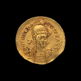 [ANCIENTS] EASTERN ROMAN EMPIRE. Theodosius II (c. 408-420). Av Solidus (4.4g, 21mm)