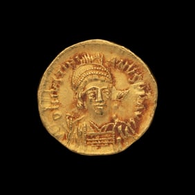 [ANCIENTS] BYZANTINE EMPIRE. Justinian I (c. 530 AD). Av Solidus (4.5g, 22mm)
