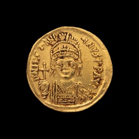 [ANCIENTS] BYZANTINE EMPIRE. Justinian I (c. 542-560 AD). Av Solidus (4.4g, 20mm)
