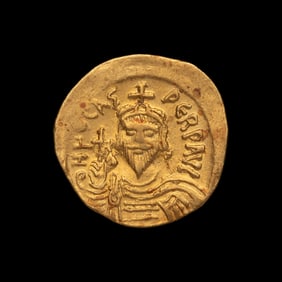 [ANCIENTS] BYZANTINE EMPIRE. Phocas (607-610 AD). Av Solidus (4.4g, 22 mm)