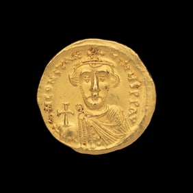 [ANCIENTS] BYZANTINE EMPIRE. Constans II (c. 650 AD). Constantinople Mind. Av Solidus (4.4g, 21mm)
