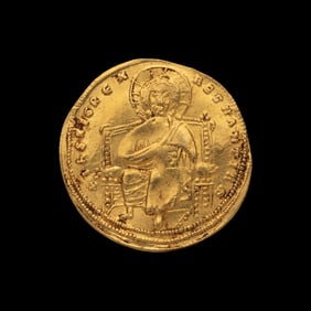 [ANCIENTS] BYZANTINE EMPIRE. Romanus III Argyrus (1028-1034 AD). Av Histamenon (4.4 g, 23mm)