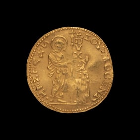 [VENETIAN REPUBLIC] Alvise Mocenigo (c. 1700-1709). Av Zecchino (3.4 g, 22mm)