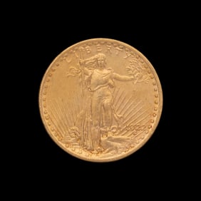 A 1922 Saint Gaudens $20 Gold Coin