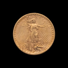A 1922 Saint Gaudens $20 Gold Coin