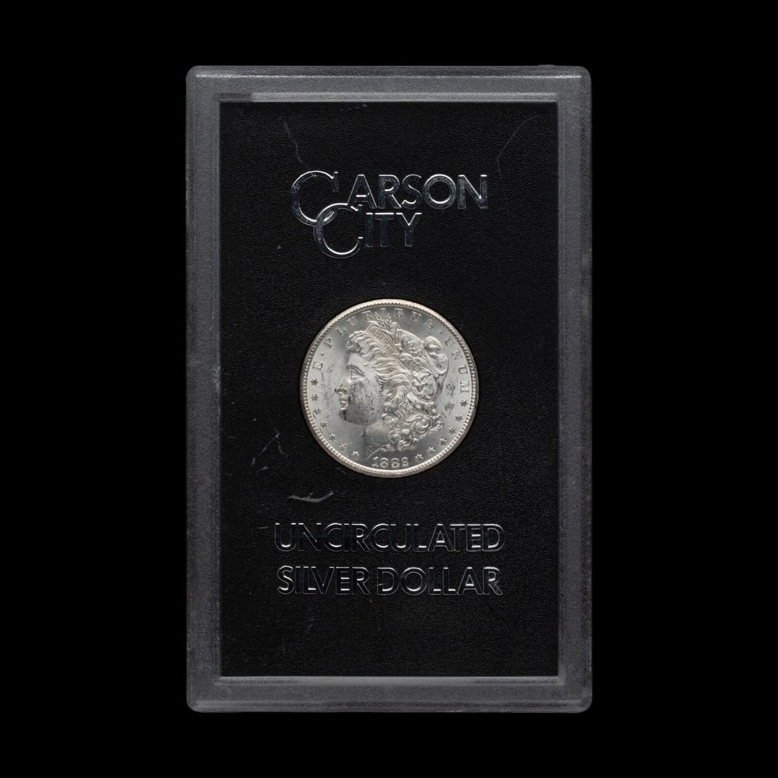 An 1882-CC GSA: Morgan $1 Coin: An 1882-CC GSA: Morgan $1 Coin This lot is located in Chicago.