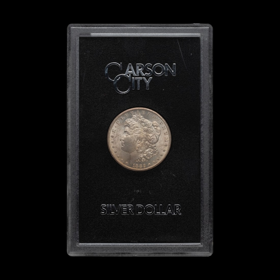 An 1882-CC GSA: Morgan $1 Coin: An 1882-CC GSA: Morgan $1 Coin This lot is located in Chicago.