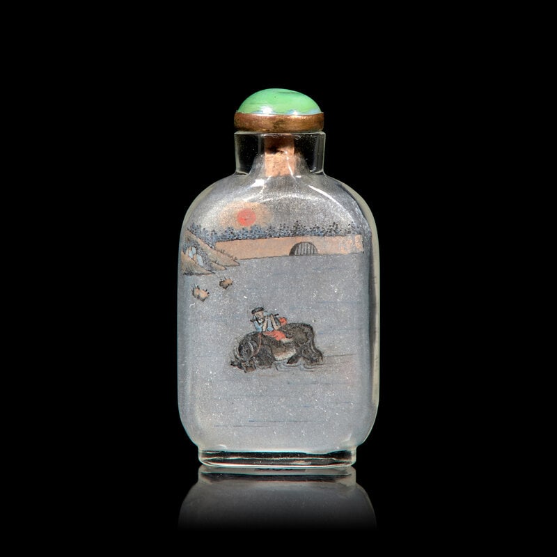 An Inside Painted Glass Snuff Bottle, Ma Shaoxuan, Xinhai year (1911)
馬少宣 ů (1 of 2)