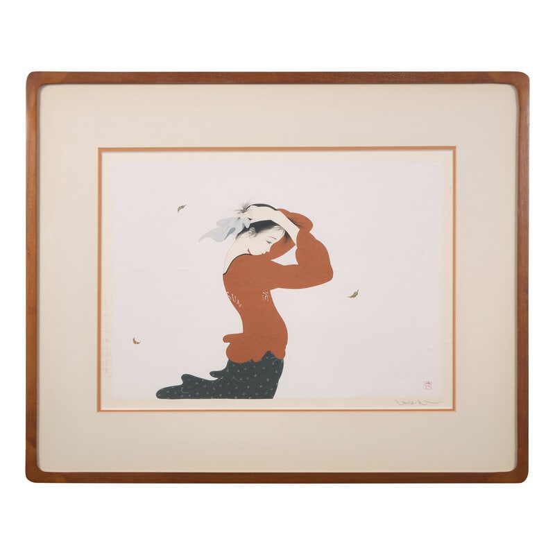 Kiyoshi Nakajima (Japanese, B. 1943) Three Prints 
中島潔 浮世繪 (1 of 3)