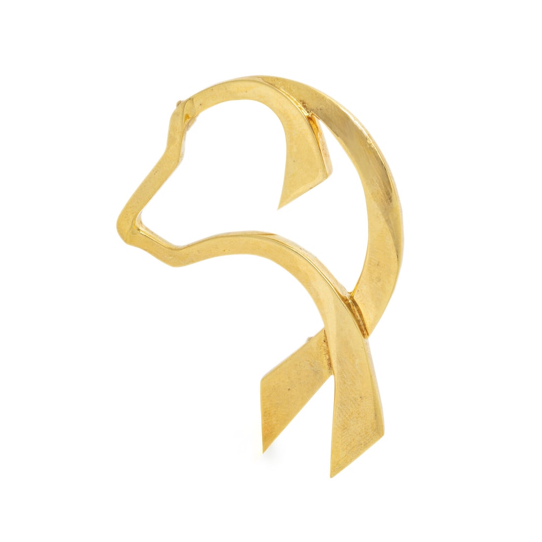 TIFFANY & CO., PALOMA PICASSO, YELLOW GOLD DOG BROOCH