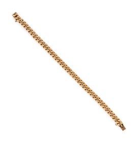 YELLOW GOLD LINK BRACELET