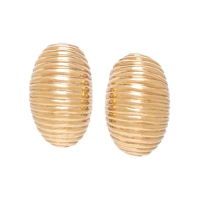 YELLOW GOLD EARRINGS