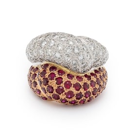RUBY AND DIAMOND RING