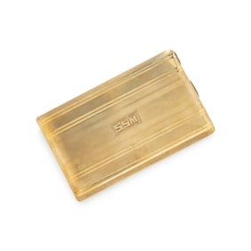 YELLOW GOLD CIGARETTE CASE