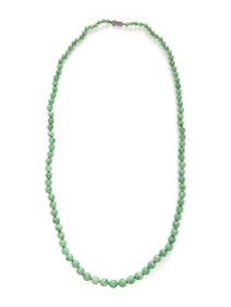 JADE BEADED NECKLACE