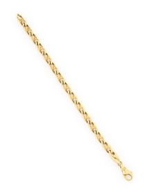 YELLOW GOLD LINK BRACELET
