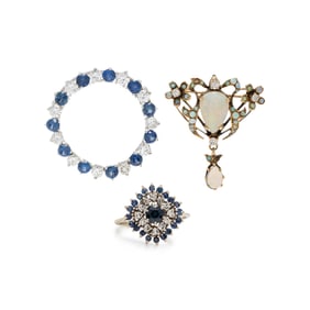 COLLECTION OF MULTIGEM JEWELRY