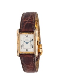 CARTIER, REF. 2415 'MUST DE CARTIER TANK' WATCH