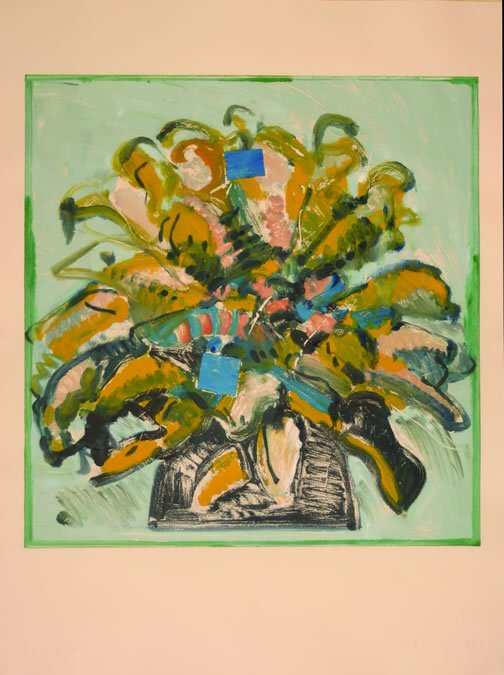 Lucio Pozzi: Lucio Pozzi Italian/American (b. 1935)Saura, 1987monotypeSigned lower right24 x 23 inches