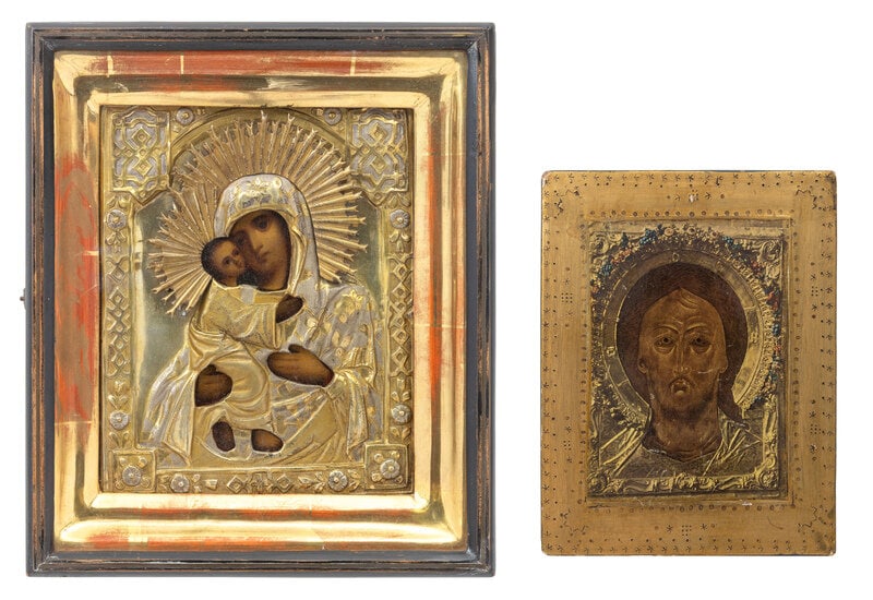 Two Russian Painted Icons (1 of 4)