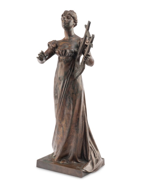 Antonin Larroux (French, 1859-1937) Saint Cécile (1 of 2)