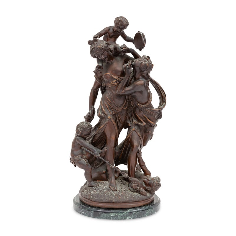 After Claude Michelle (Clodion) (French, 1738-1814) Bacchantes and Dancing Putti, 19th Century (1 of 5)