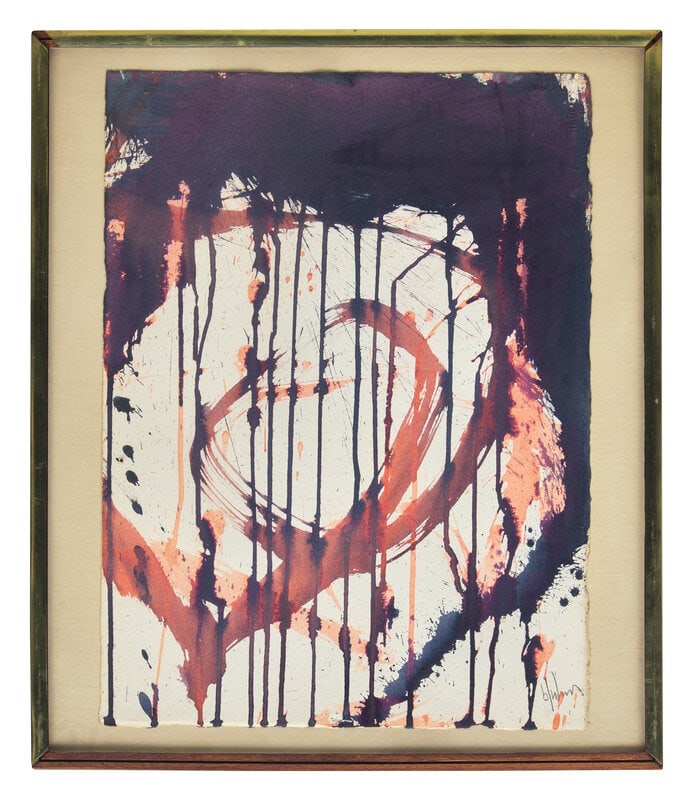 Norman Bluhm (American, 1921–1999) Untitled (Abstraction) (1 of 3)