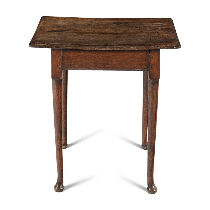 A Queen Anne Oak Side Table (1 of 2)