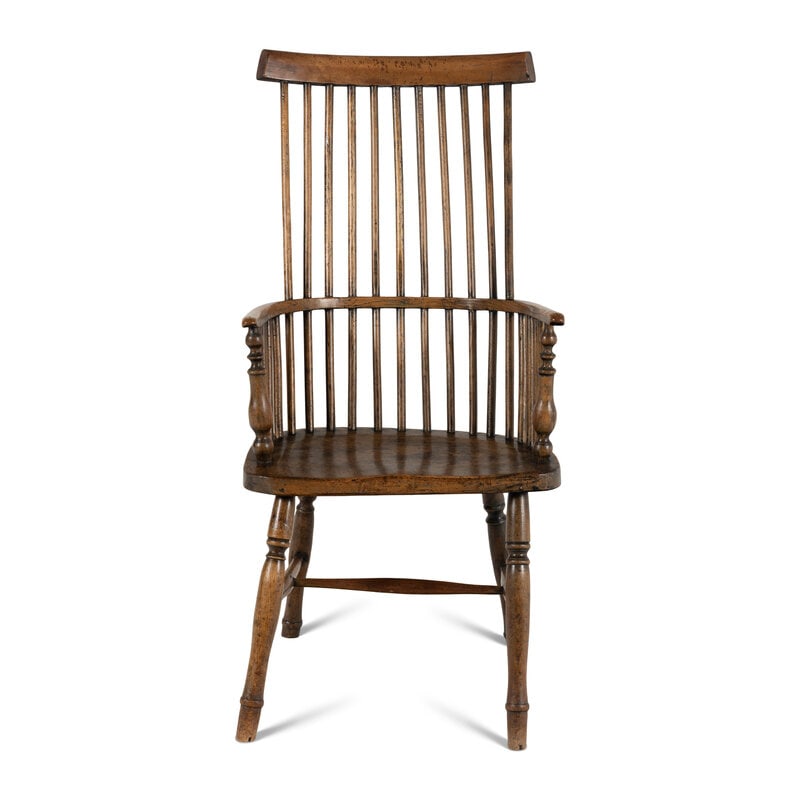 A Comb-Back Oak Windsor Chair (1 of 2)