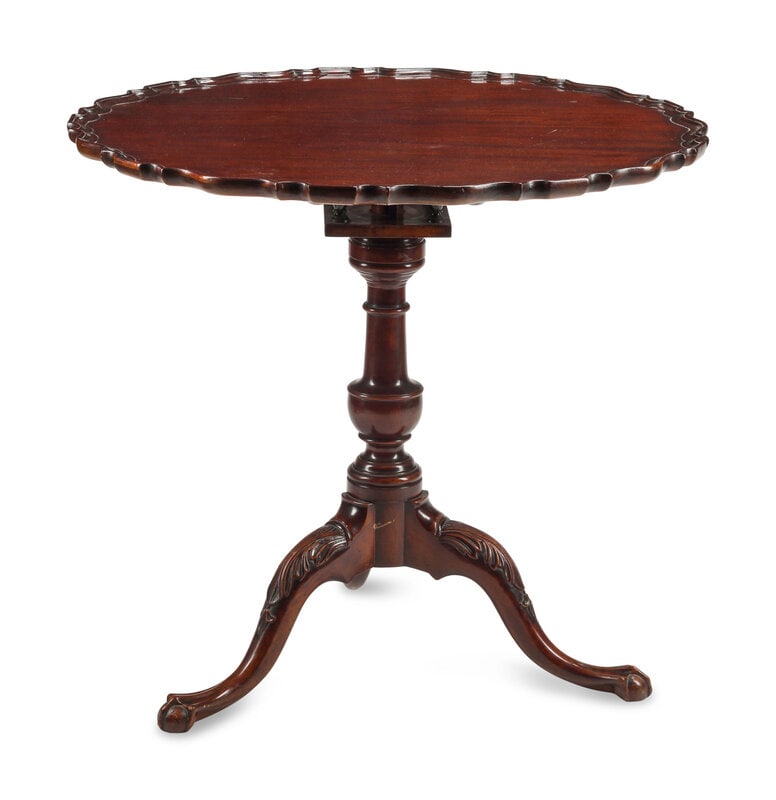 An English Mahogany Tripod Table (1 of 3)