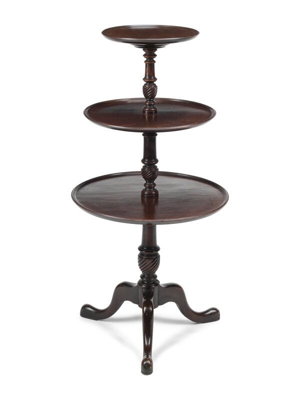 An English Mahogany Dumbwaiter (1 of 2)