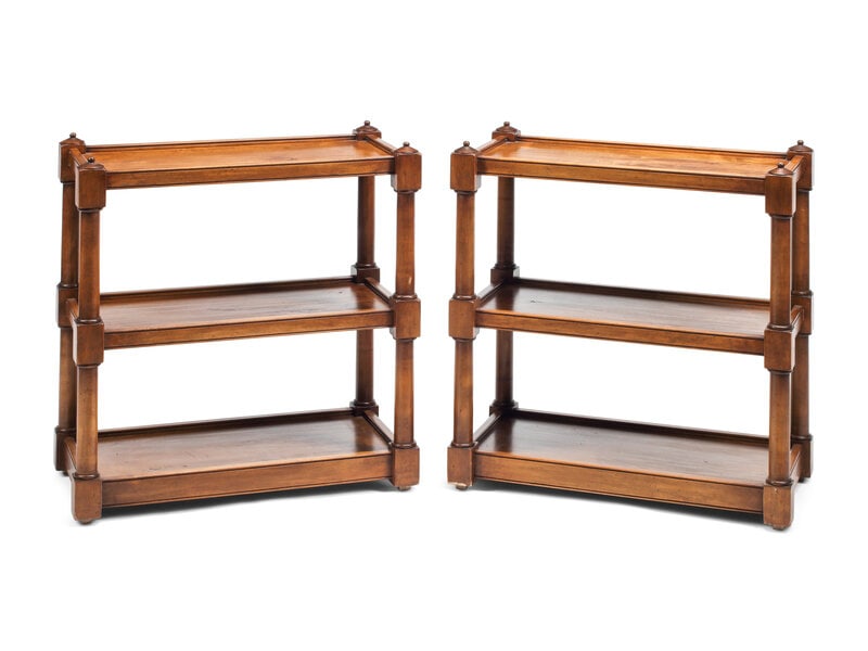 A Pair of Directoire Style Two-Tier Tables (1 of 2)