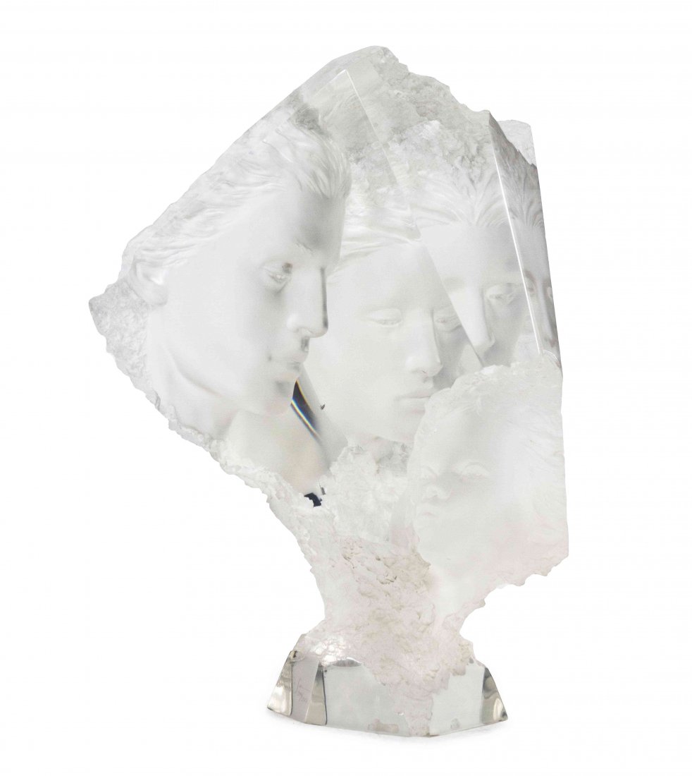 Michael Wilkinson, (American, b. 1949), Haven III Coven: Michael Wilkinson (American, b. 1949) Haven III Covenant, 1997 acrylic resin edition 399/500, inscribed Wilkinson and dated Height: 20 inches.