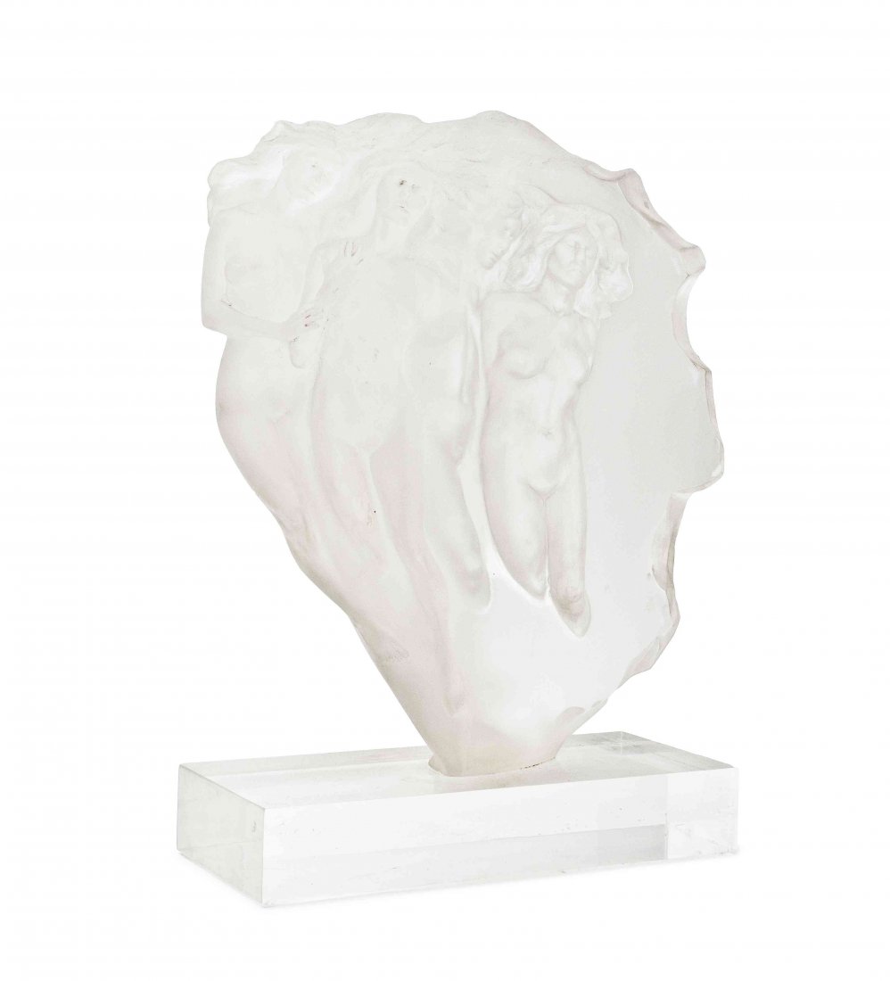 Frederick Hart, (American, 1943-1999), Light Whispers, : Frederick Hart (American, 1943-1999) Light Whispers, 1985 acrylic resin edition 74/300, inscribed F.H. and dated Height: 15 inches on 2 inch acrylic resin base.