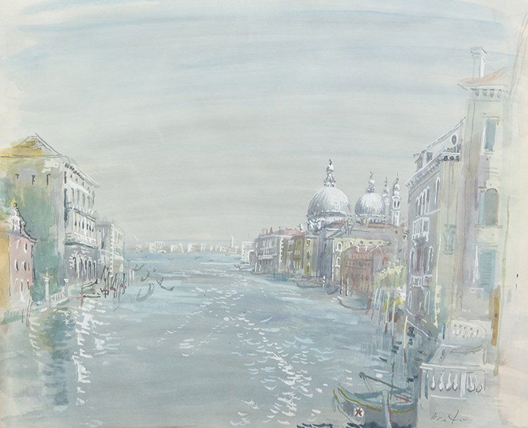 Cecil Beaton, (British, 1904-1980), Venice: Cecil Beaton (British, 1904-1980) Venice watercolor and gouache signed Beaton (lower right) 18 1/4 x 22 3/4 inches. Property from the Collection of Henry H. Carey, Santa Fe, New Mexic