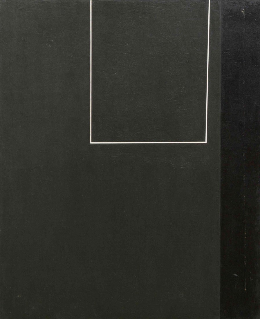 Otto Schwalbe, (Danish, 1929-1990), Komposition, 1956: Otto Schwalbe (Danish, 1929-1990) Komposition, 1956 oil on masonite signed Schwalbe, titled and date (verso) 23 3/4 x 19 1/2 inches. Property from the Estate of Sydney M. Arenberg, Gl