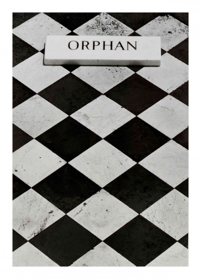 Sophie Calle, (French, b. 1953), Untitled (Orphan) (fro: Sophie Calle (French, b. 1953) Untitled (Orphan) (from Portraits portfolio), 1994 gelatin silver print; Printed Matter, pub. edition of 25 18 1/2 x 12 1/2 inches.