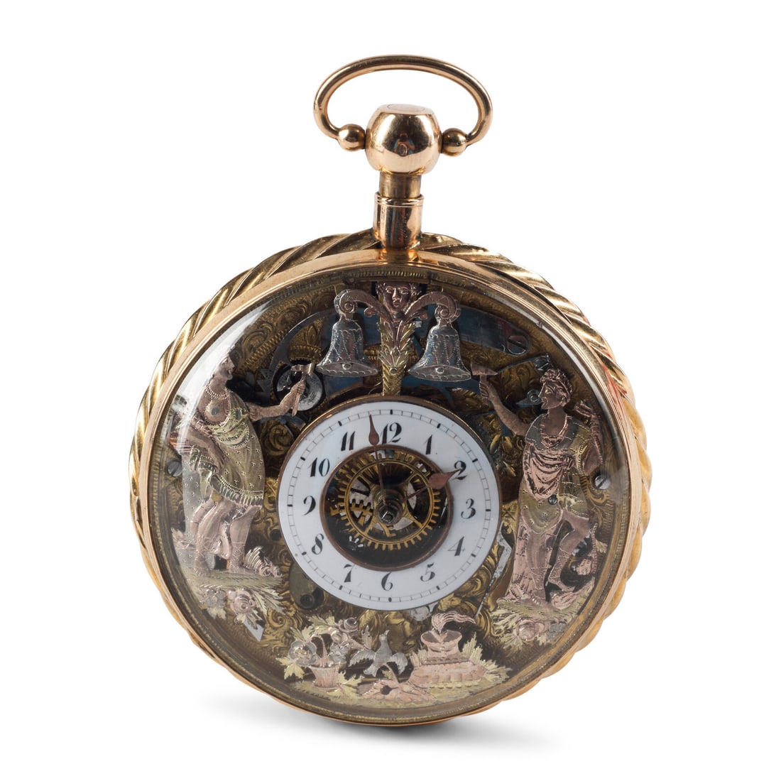 A Swiss Gold Mechanical Pocket Watch (1 of 4)