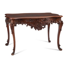 A Portuguese Walnut Center Table